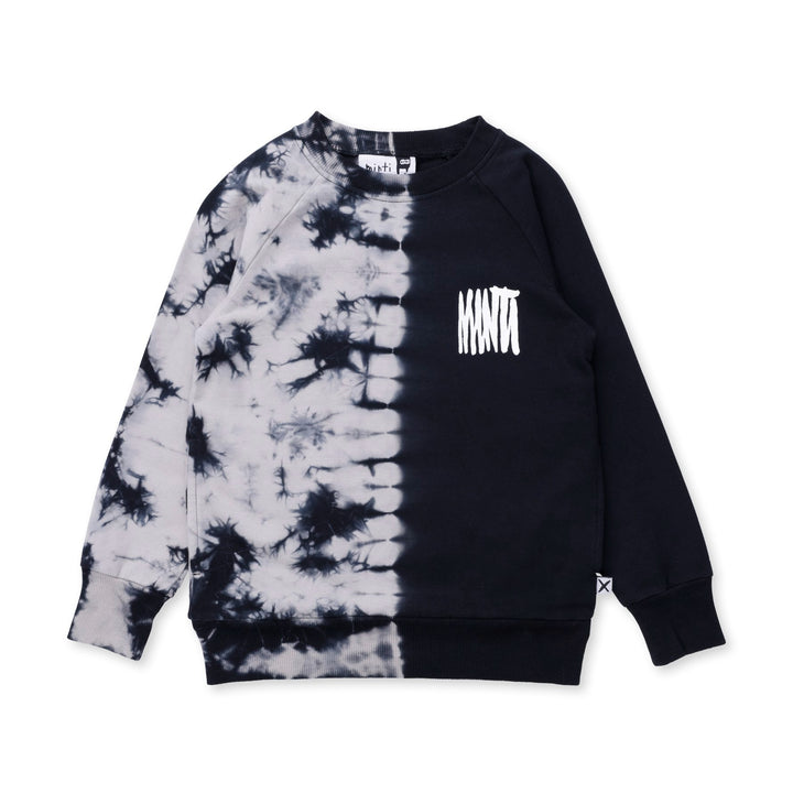 Minti Duo Tie Dye Crew - Black