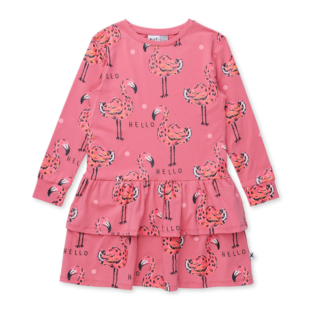 Flamingo Party Dress - Rose