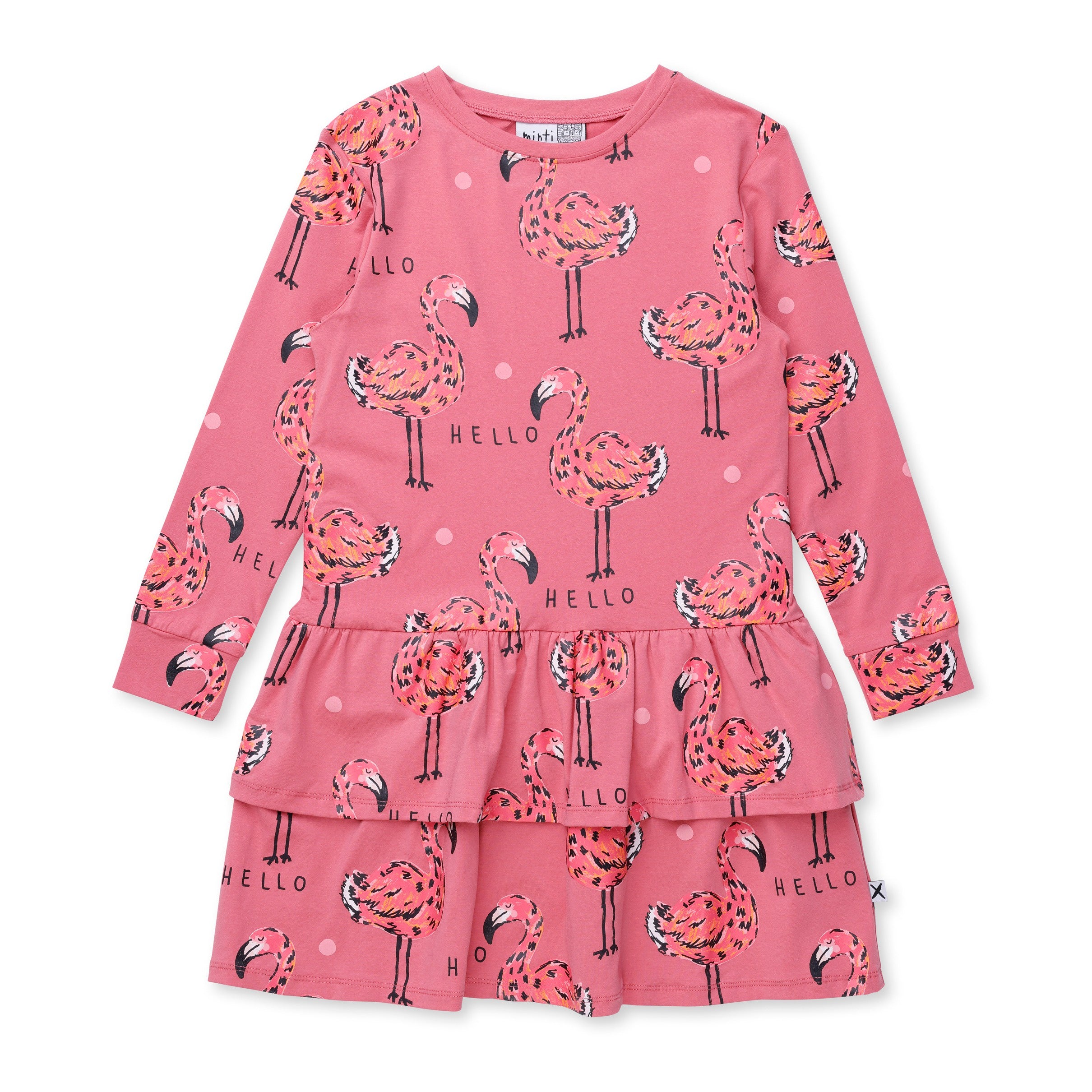 Flamingo Party Dress - Rose