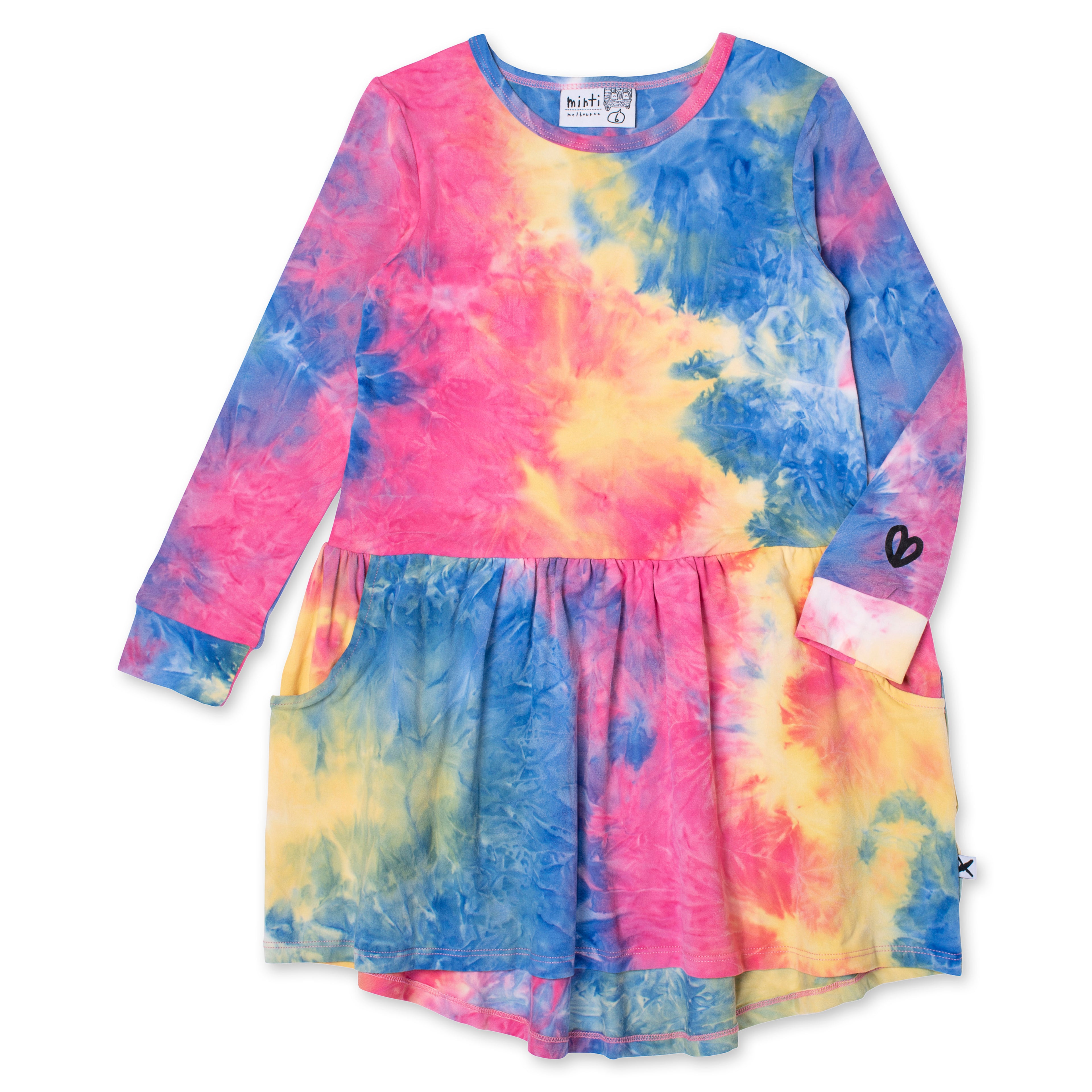 Minti Popsicle Tie Dye Dress - Multi