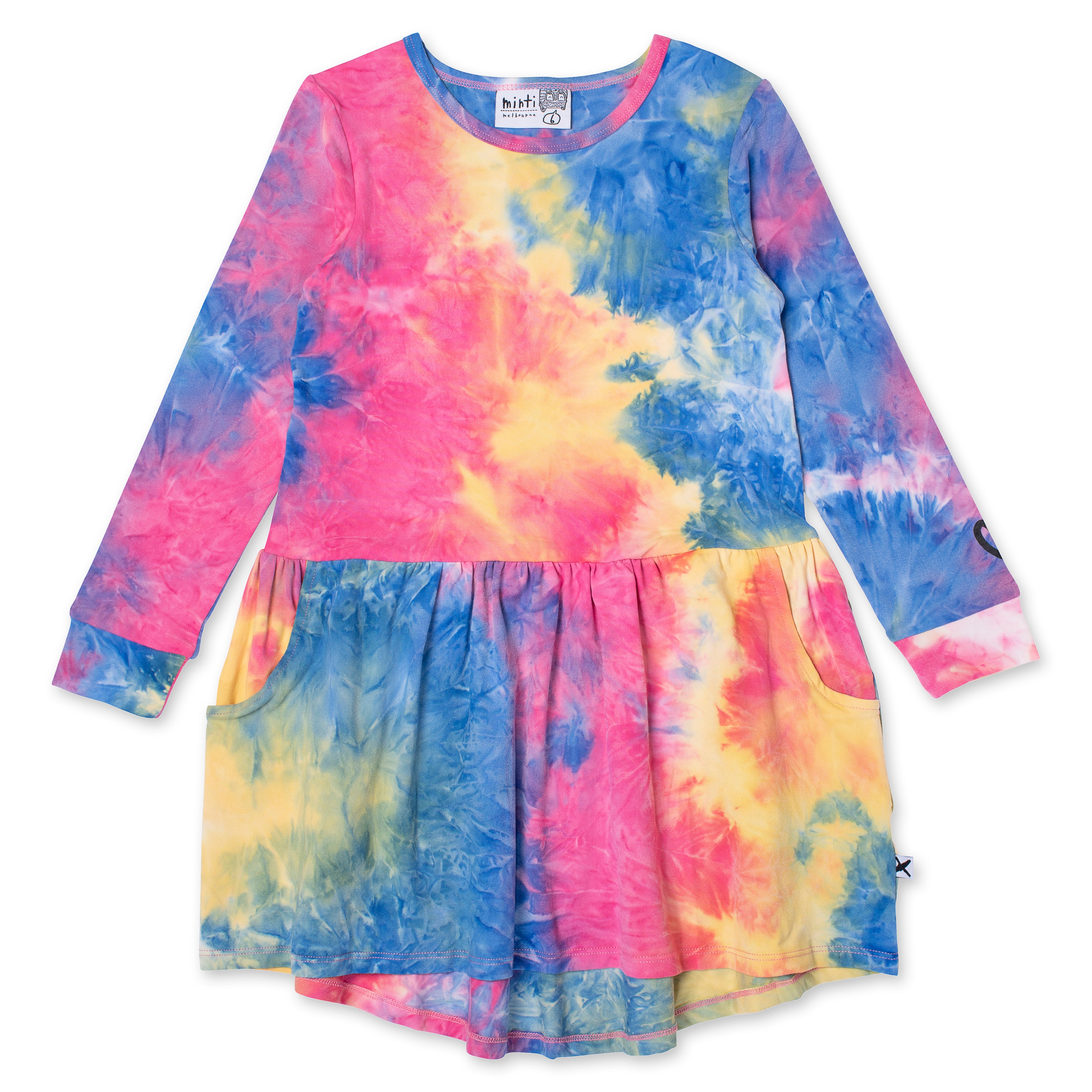 Minti Popsicle Tie Dye Dress - Multi