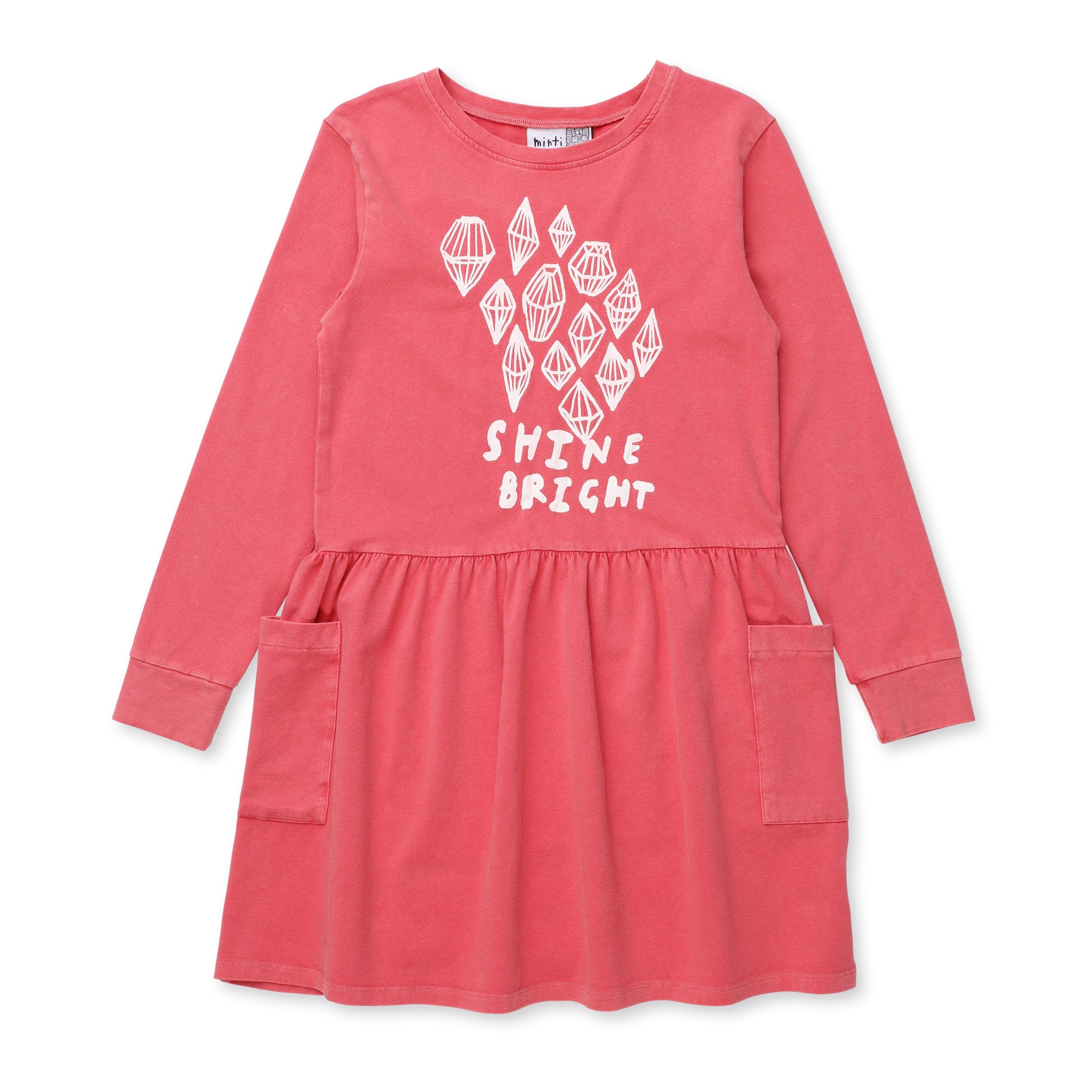 Minti Shine Bright Dress - Pink Wash