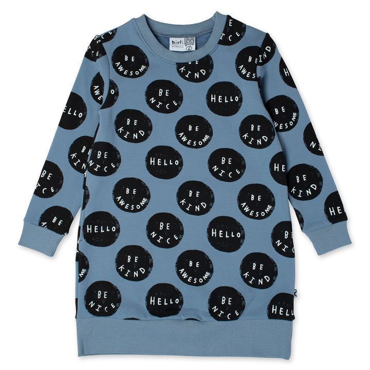 Minti Be Things Furry Dress - Cornflower