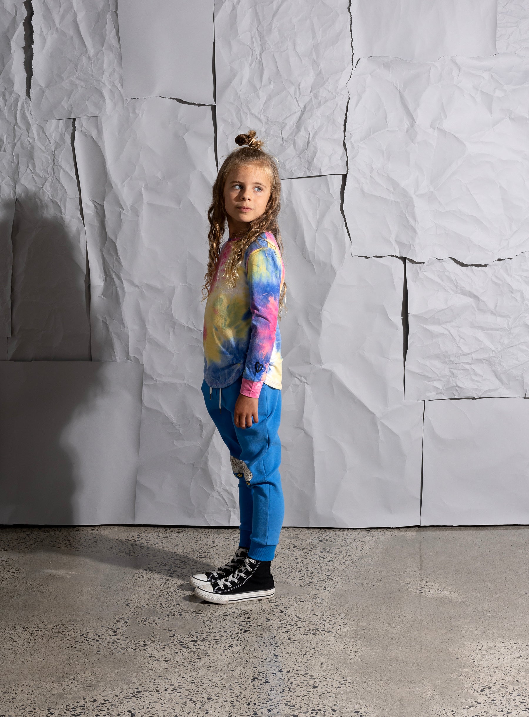 Minti Skate Hedgehog Trackies - Bright Blue