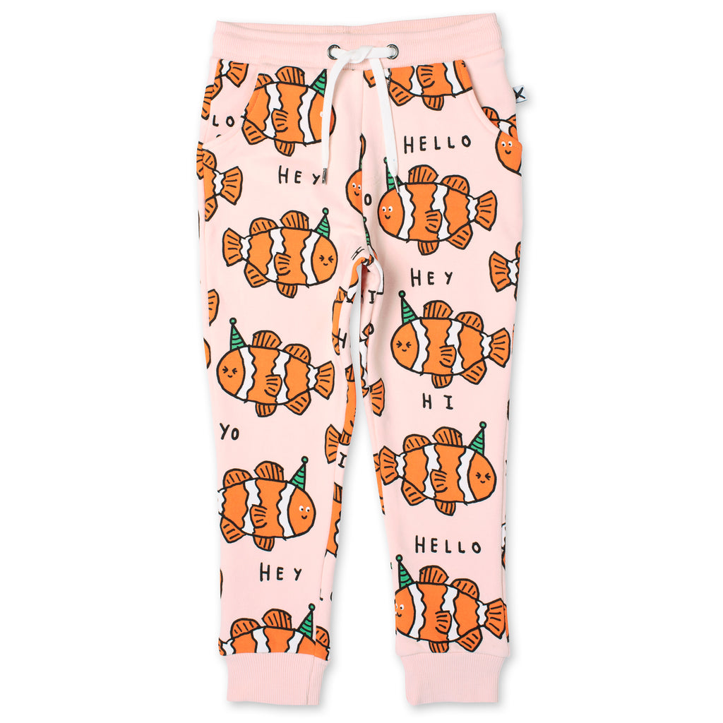 Minti Party Clownfish Furry Trackies - Ballet
