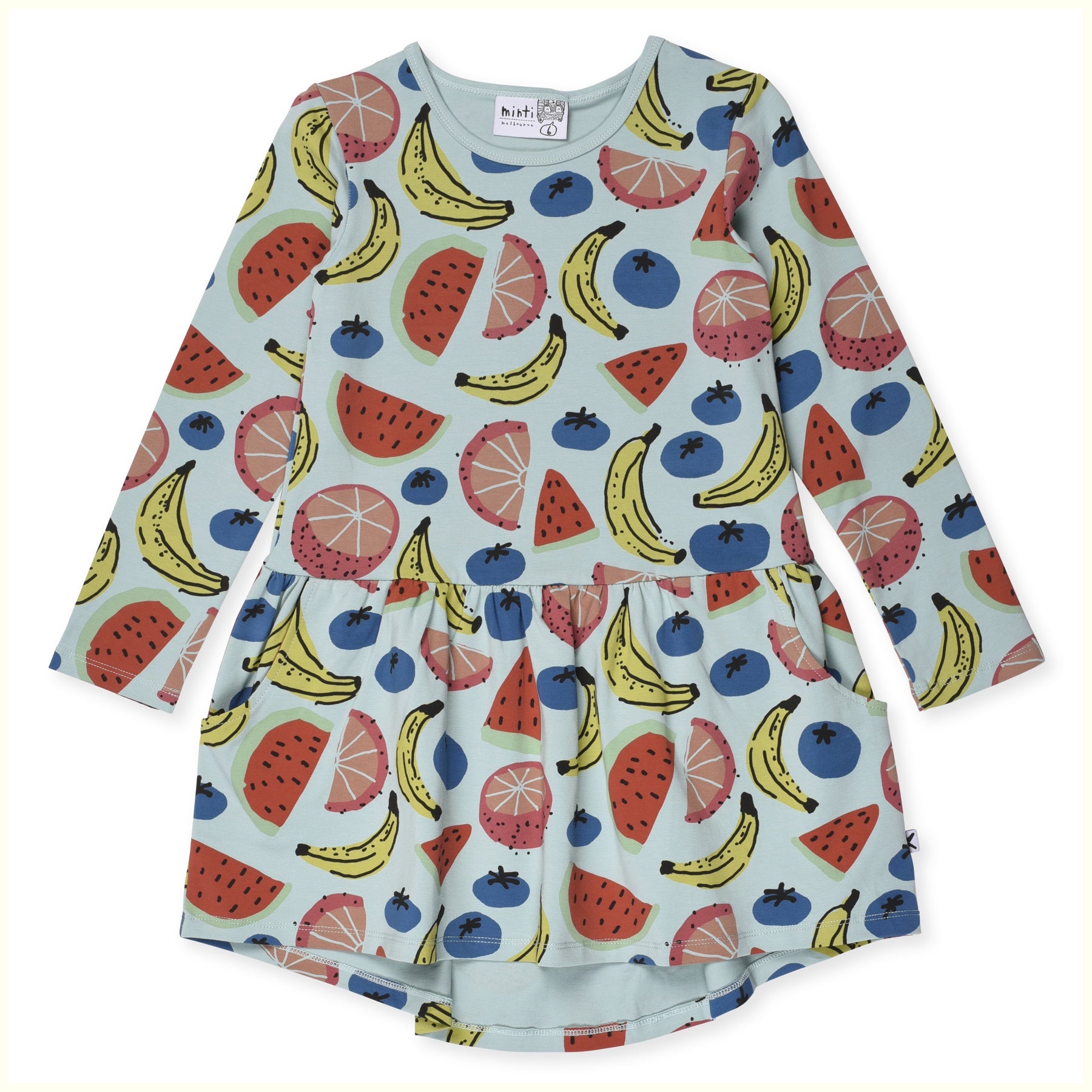 Minti Fruit Salad Dress - Muted Green