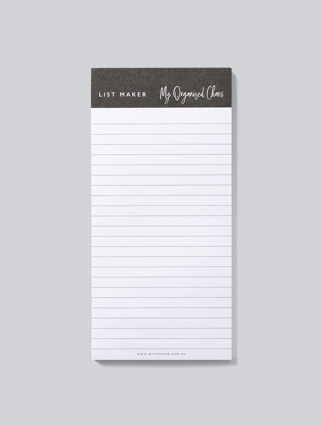 Write To Me - List Maker. My Organised Chaos