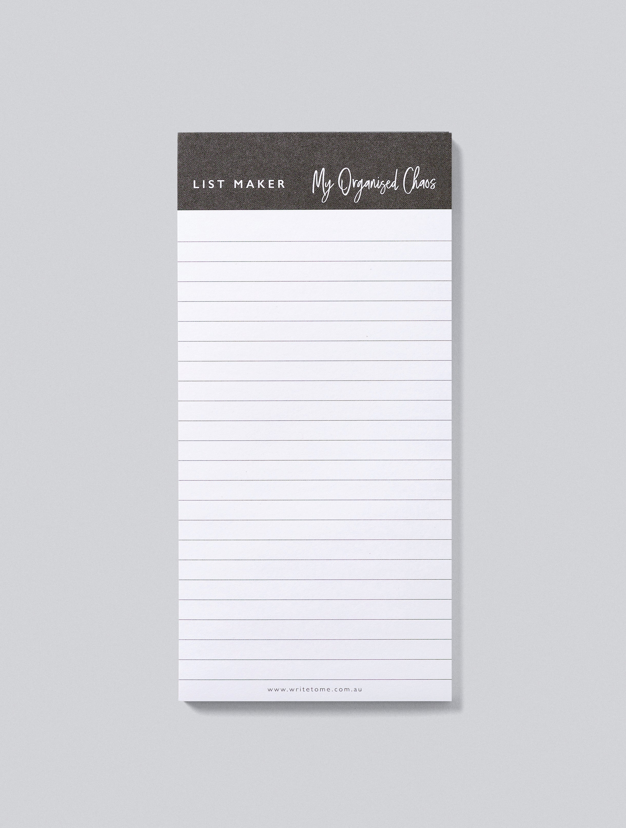 Write To Me - List Maker. My Organised Chaos