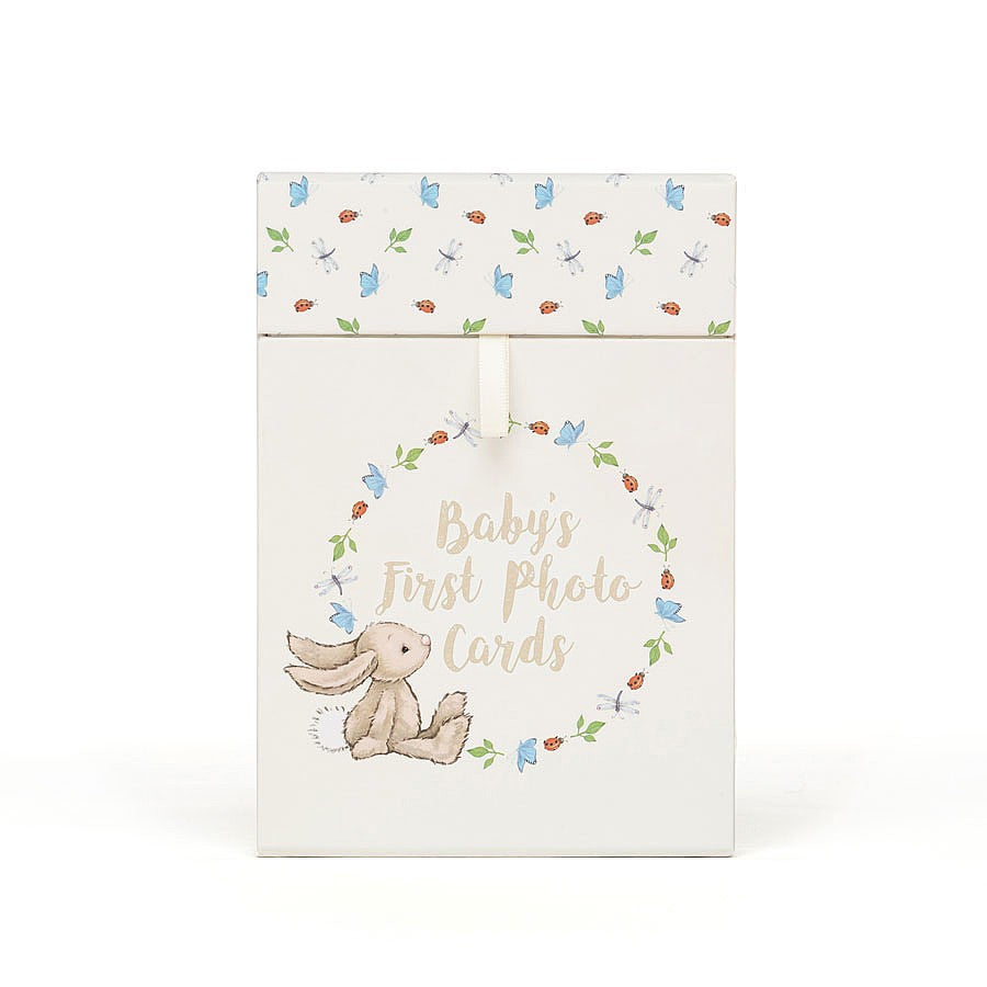 Jellycat Bashful Bunny Baby's First Photo Cards