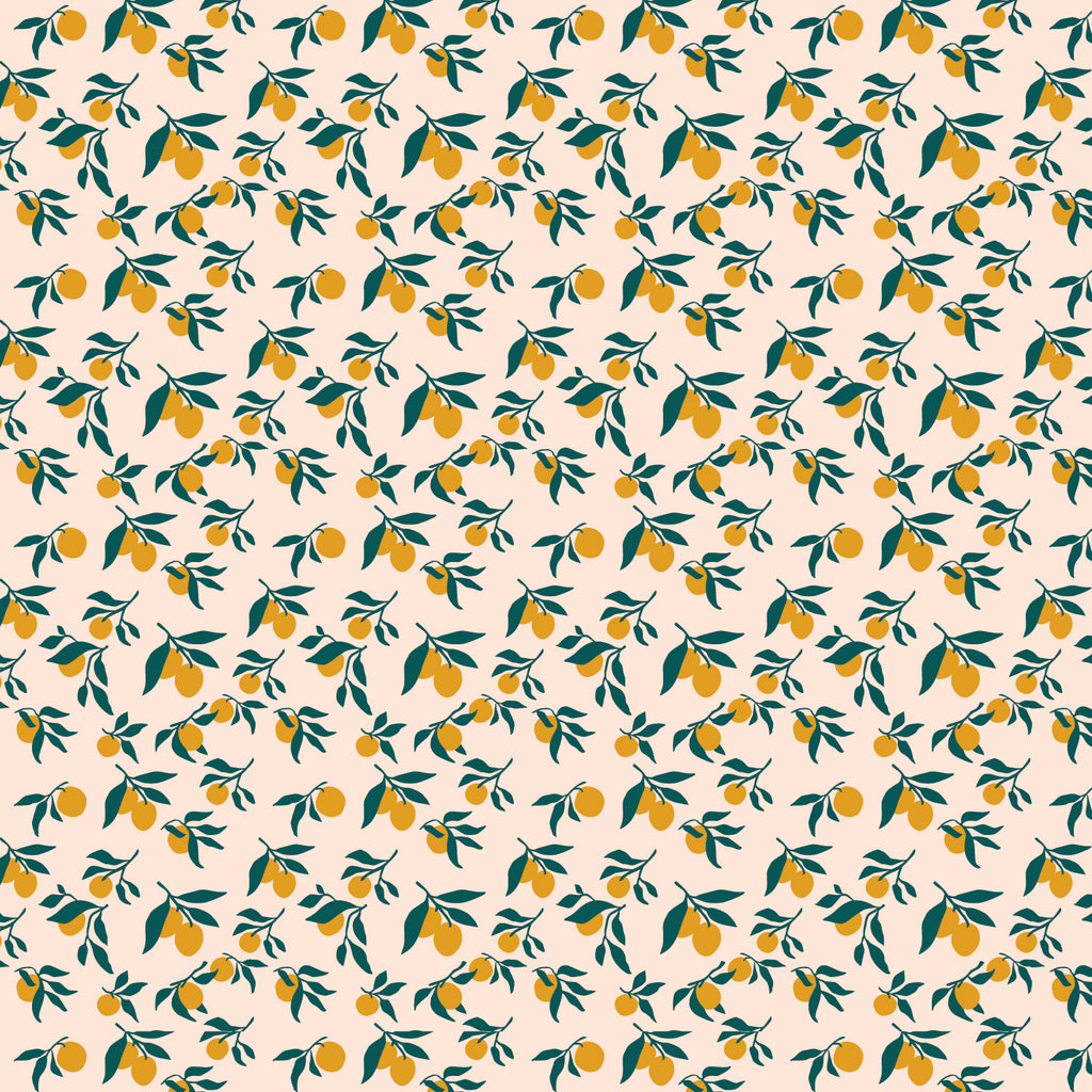 Fox & Fallow Organic Muslin Wrap - Lemons
