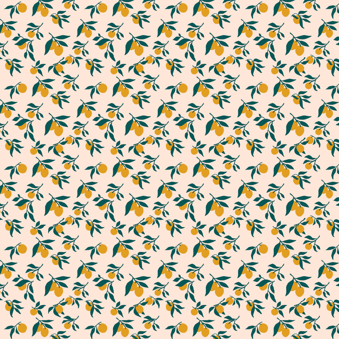 Fox & Fallow Organic Muslin Wrap - Lemons