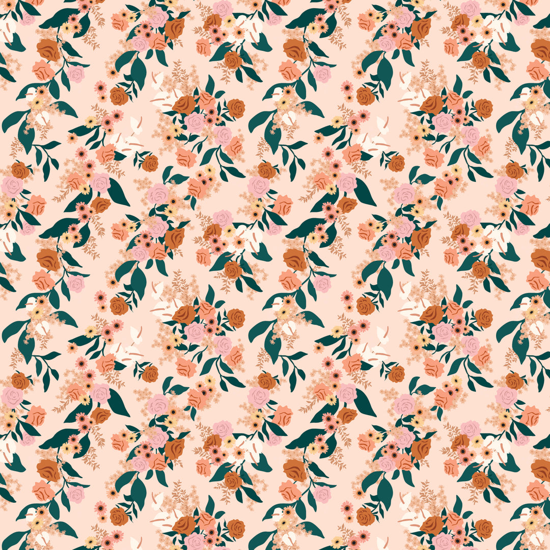 Fox & Fallow Organic Muslin Wrap - Rose Garden