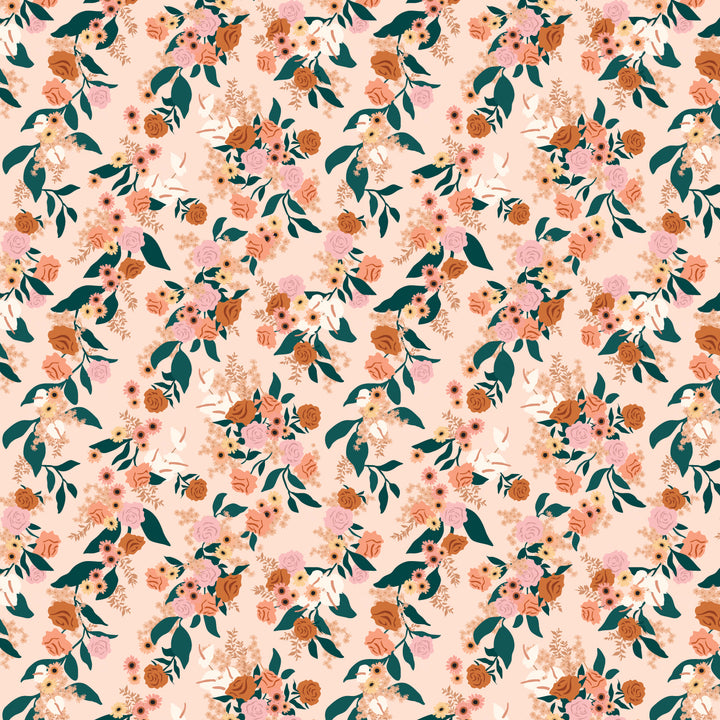 Fox & Fallow Organic Muslin Wrap - Rose Garden