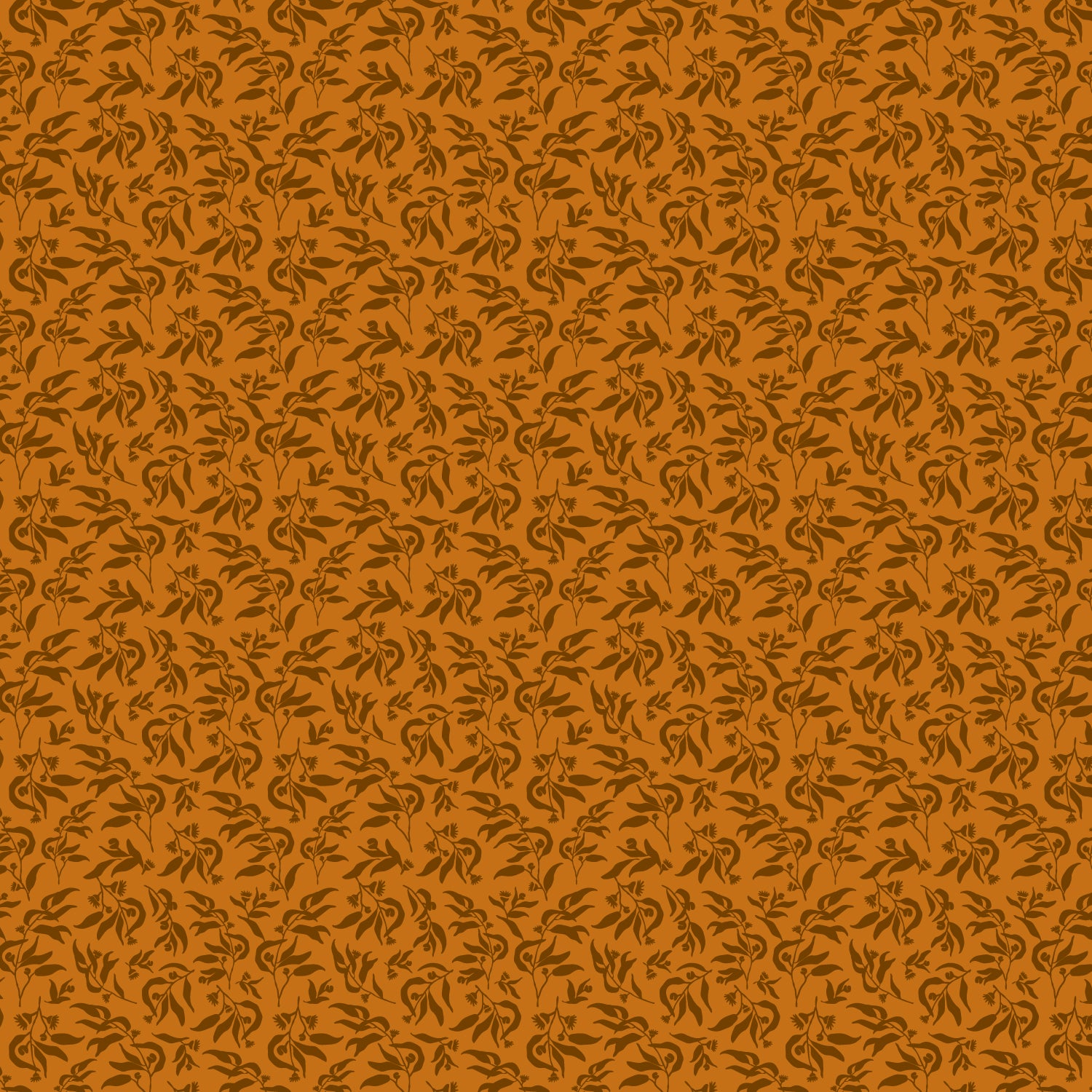 Fox & Fallow Organic Muslin Wrap - Rust Eucalyptus