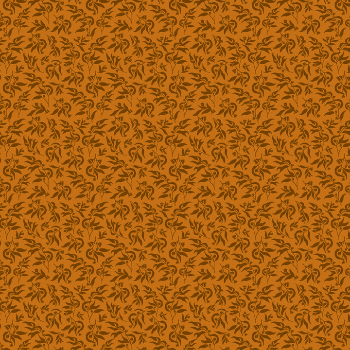 Fox & Fallow Organic Muslin Wrap - Rust Eucalyptus