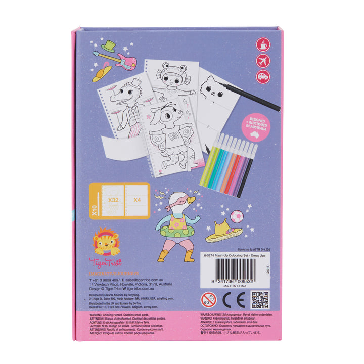 Mash-Up Colouring Set - Dress Ups