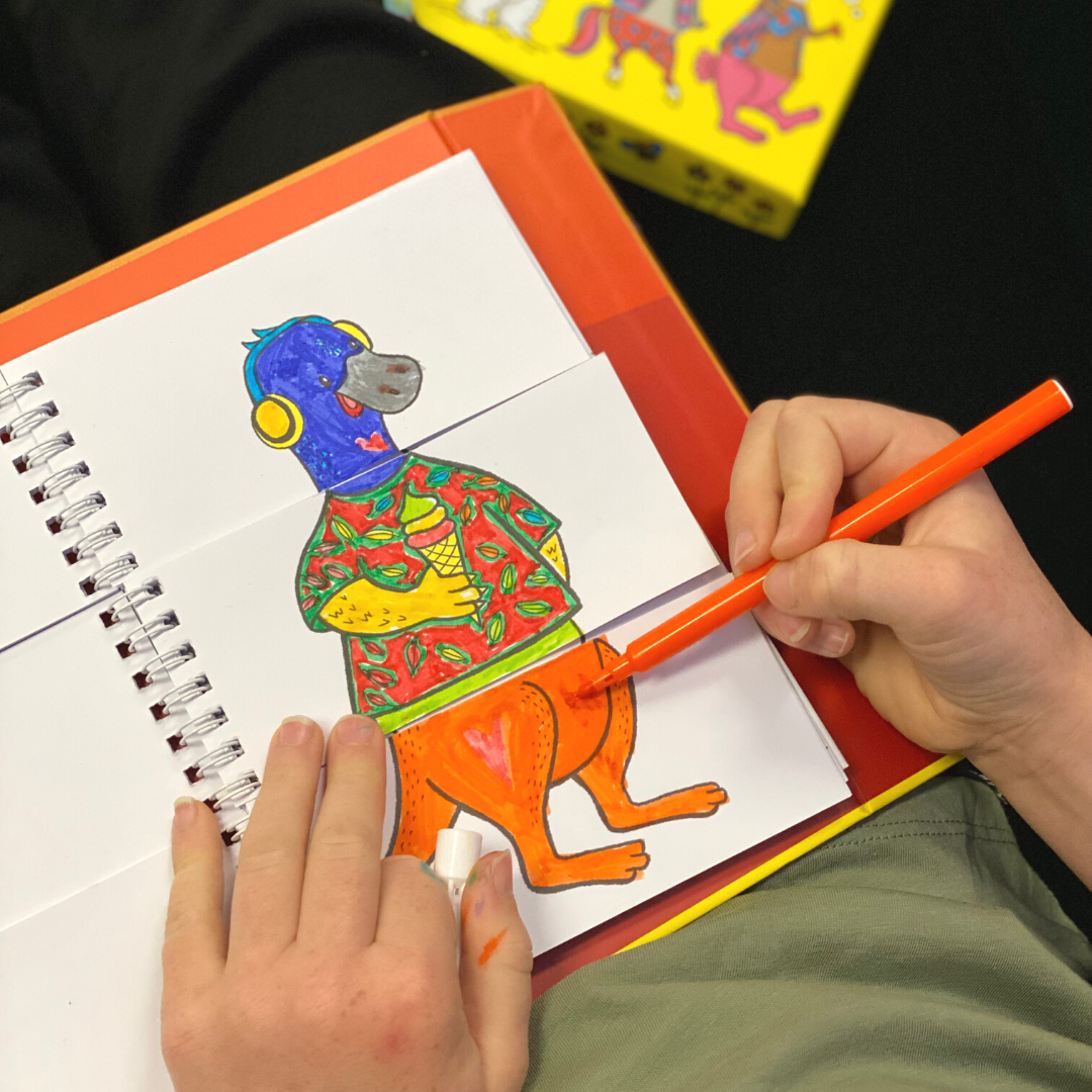 Mash-Up Colouring Set - Animal Mix Up