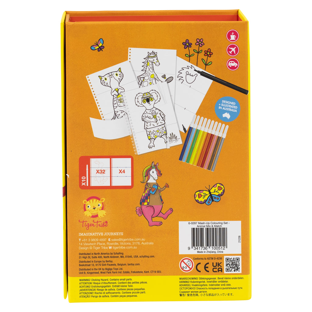 Mash-Up Colouring Set - Animal Mix Up