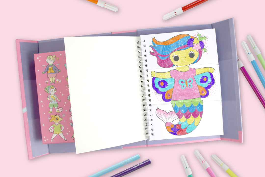 Mash-Up Colouring Set - Dress Ups