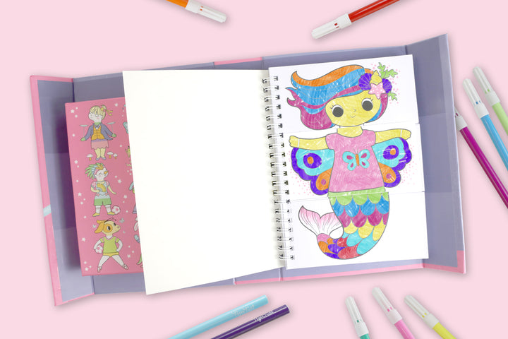 Mash-Up Colouring Set - Dress Ups