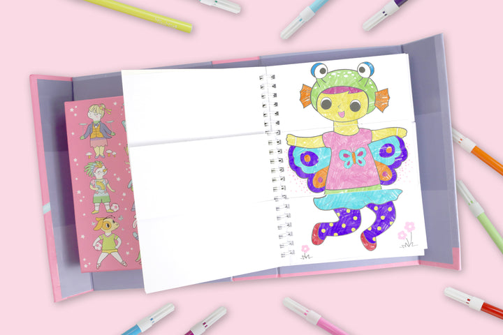 Mash-Up Colouring Set - Dress Ups