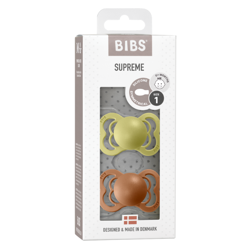 Supreme Silicone Pacifier 2 Pack - Meadow/Earth