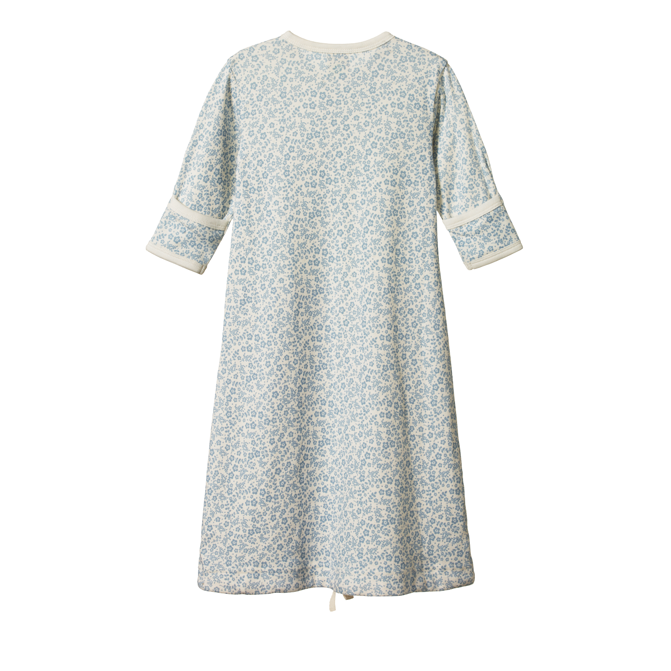 Nature Baby Gown - Daisy Belle Blue Print