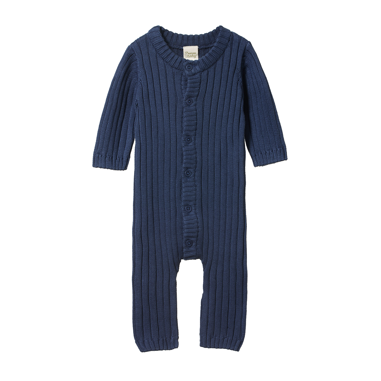Nature Baby Lou Suit Cotton Knit - Vintage Indigo