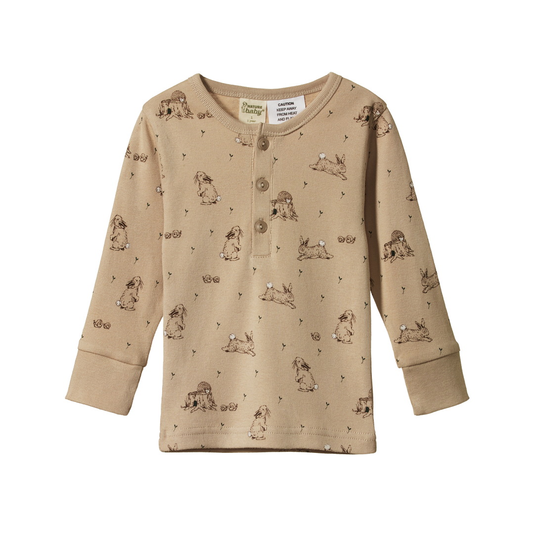 Nature Baby Long Sleeve Pyjamas 2pc - Forest Friends Print