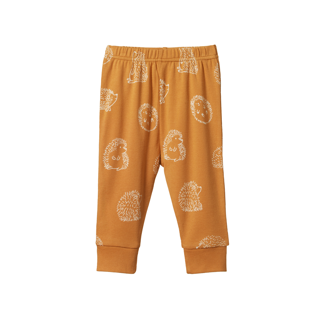 Nature Baby Long Sleeve Pyjamas 2pc - Happy Hedgehog Sleepwear Print