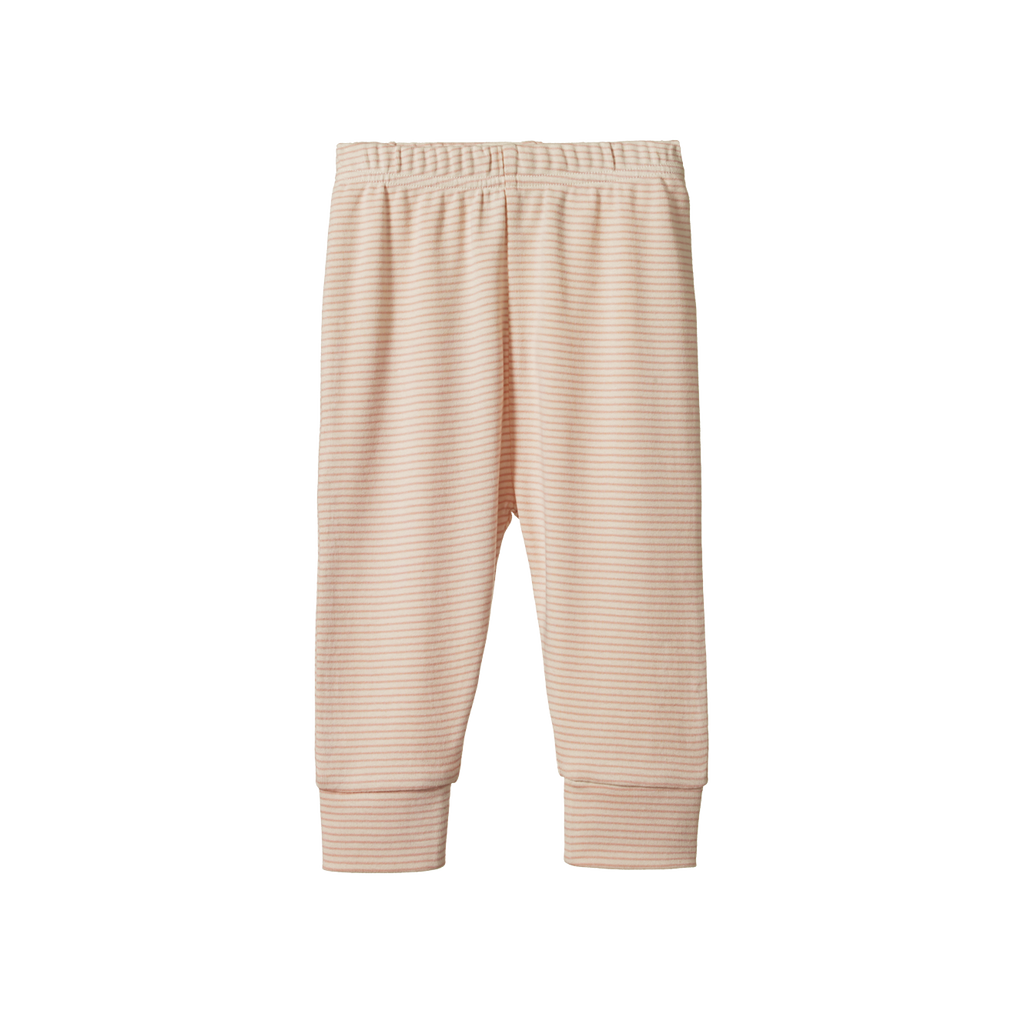 Nature Baby Long Sleeve Pyjamas 2pc - Rose Dust Pinstripe