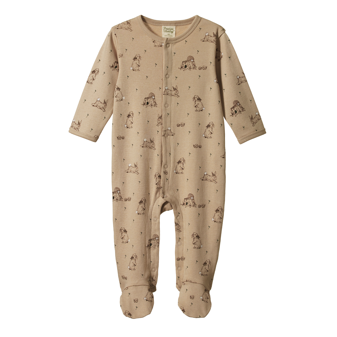 Nature Baby Stretch & Grow Suit - Forest Friends Print