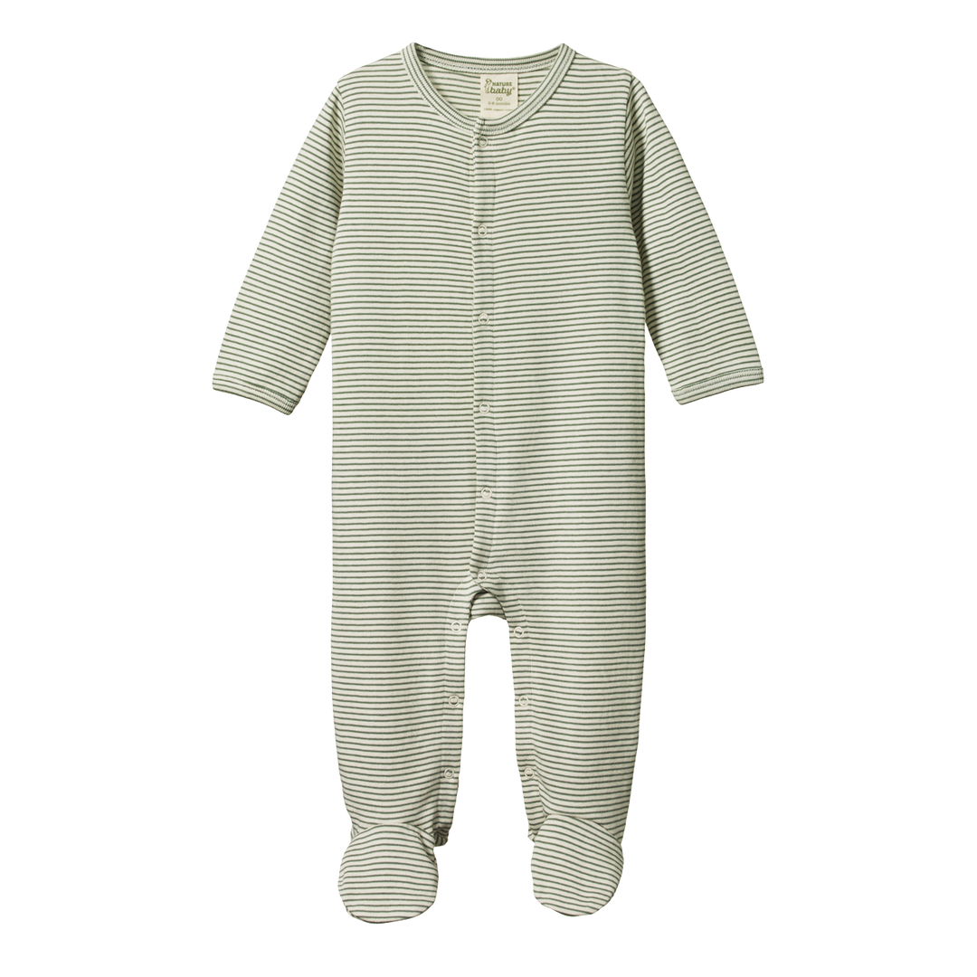 Nature Baby Stretch & Grow - Nettle Pinstripe