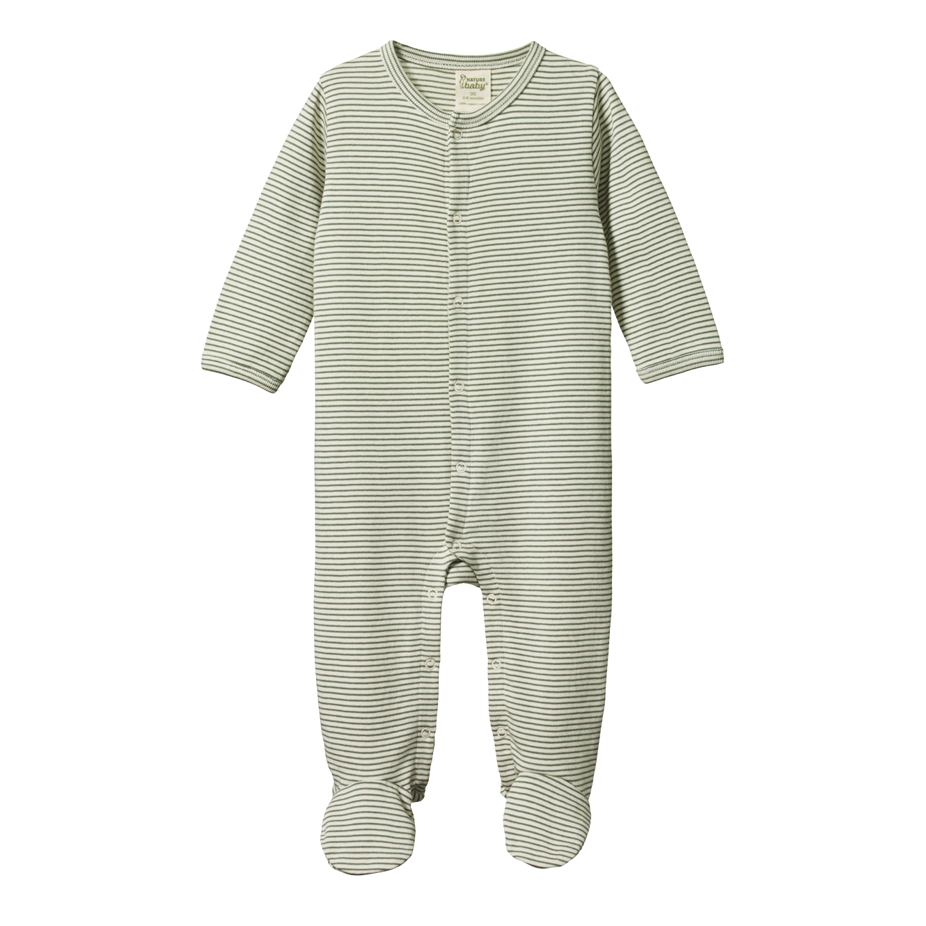 Nature Baby Stretch & Grow - Nettle Pinstripe
