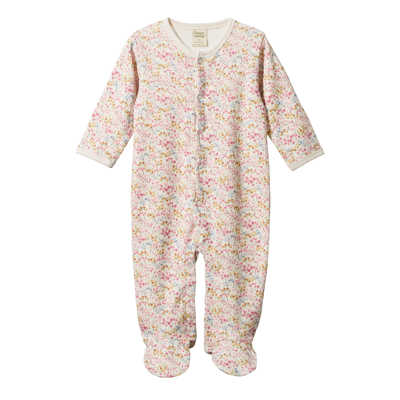 Nature Baby Stretch & Grow Suit - Wildflower Mountain Print