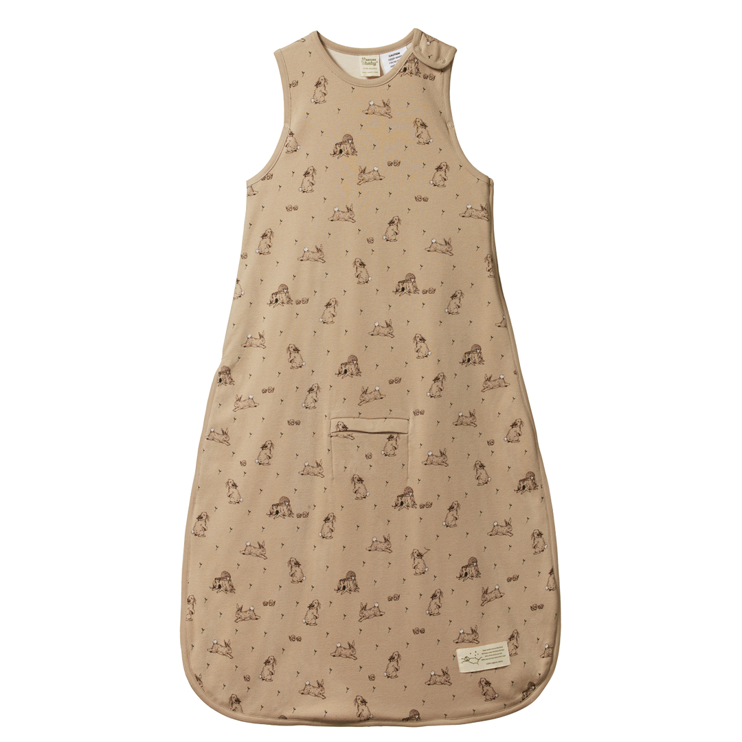 Nature Baby Organic Cotton Sleeping Bag - Forest Friends Print