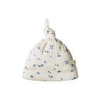 Knotted Beanie Pointelle - Daisy Print