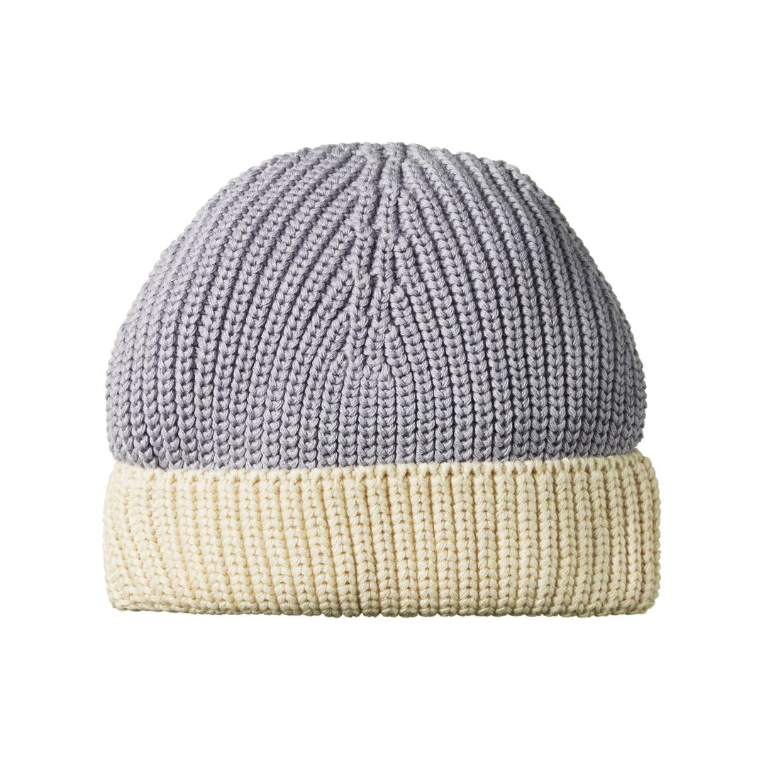 Nature Baby Forest Beanie - Oatmeal Marl/Lilac