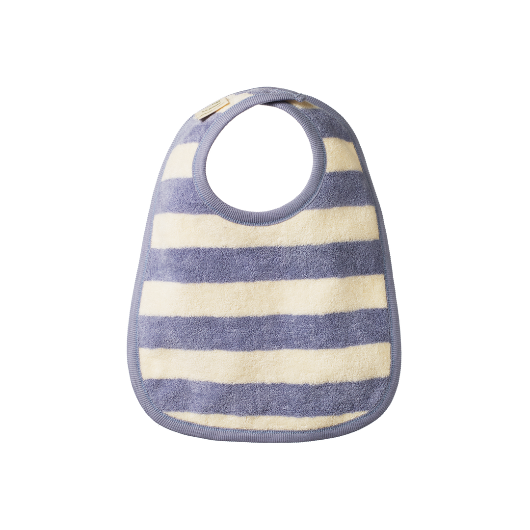 Nature Baby Reversible Bib - Bold Dusky Stripe