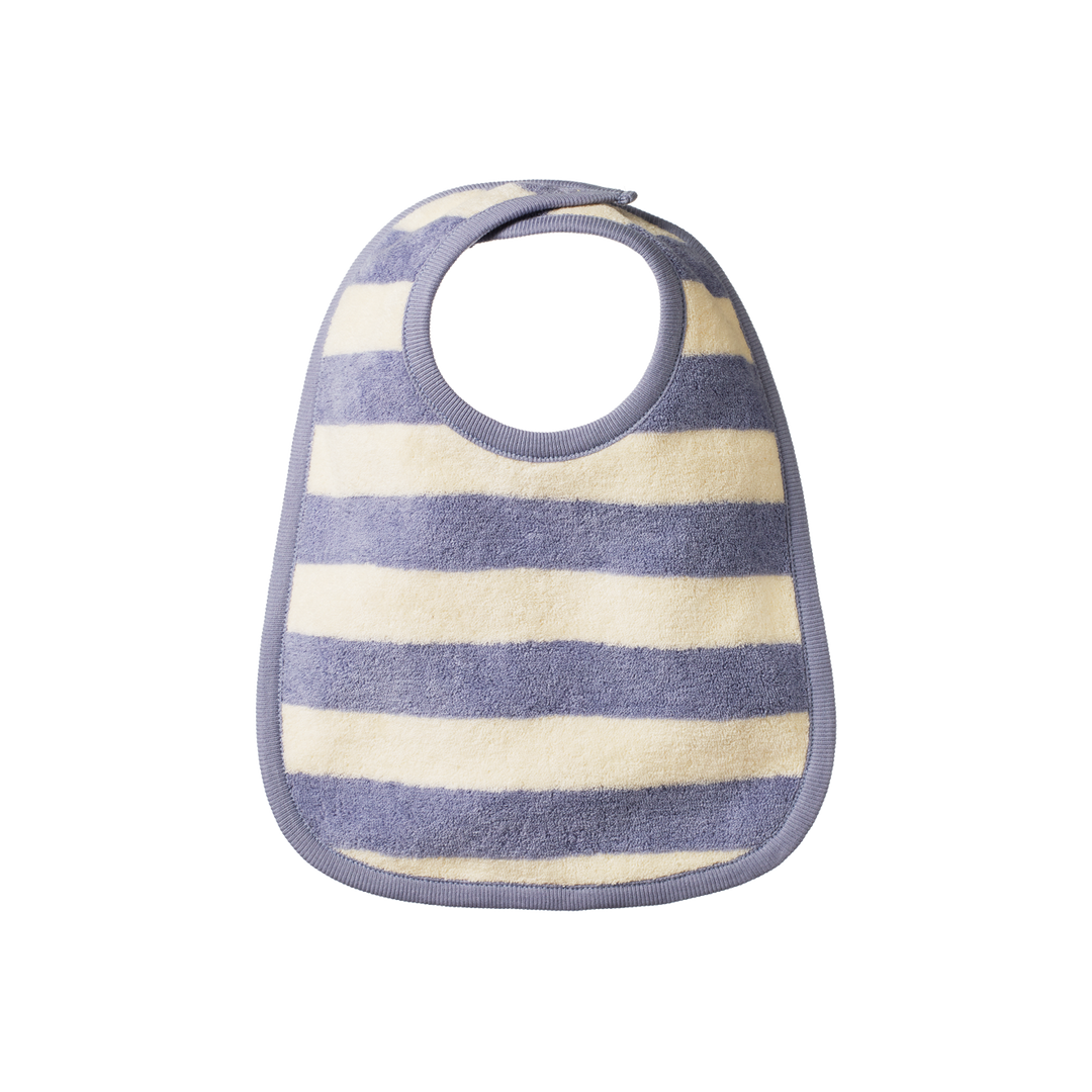 Nature Baby Reversible Bib - Bold Dusky Stripe