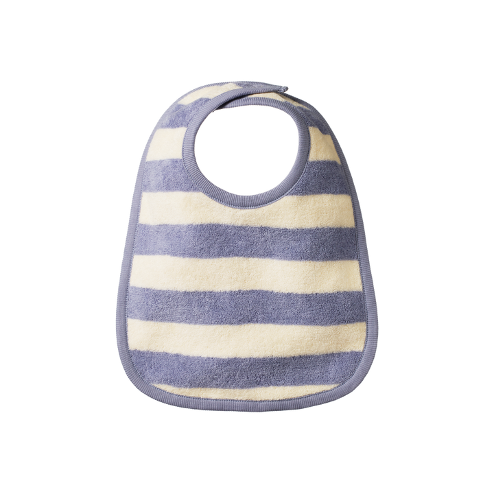 Nature Baby Reversible Bib - Bold Dusky Stripe