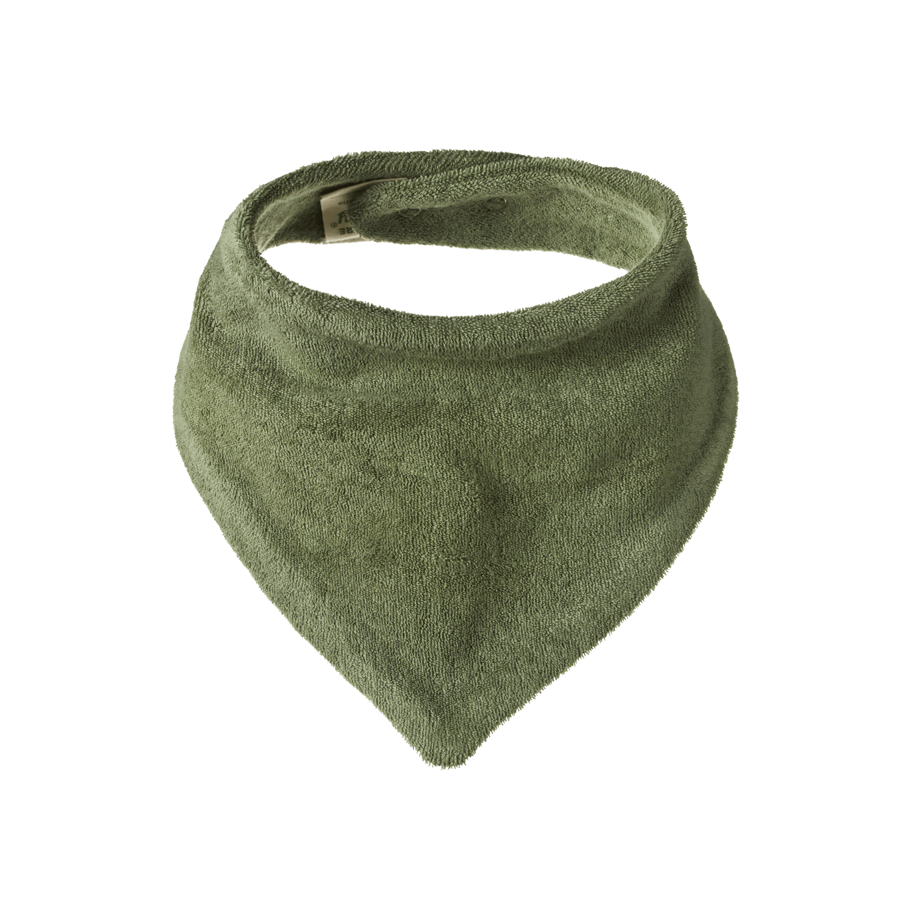 Nature Baby Triangle Bib Terry - Nettle