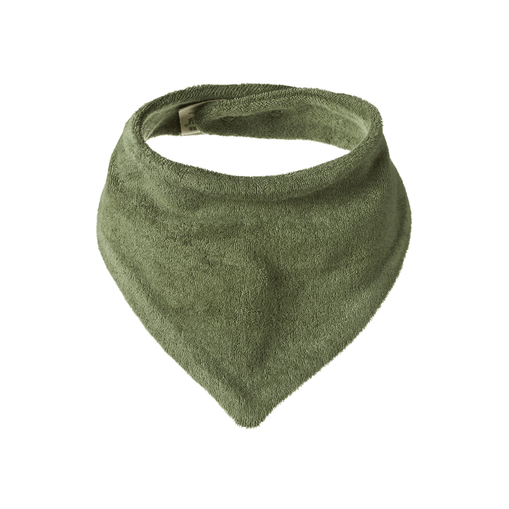 Nature Baby Triangle Bib Terry - Nettle