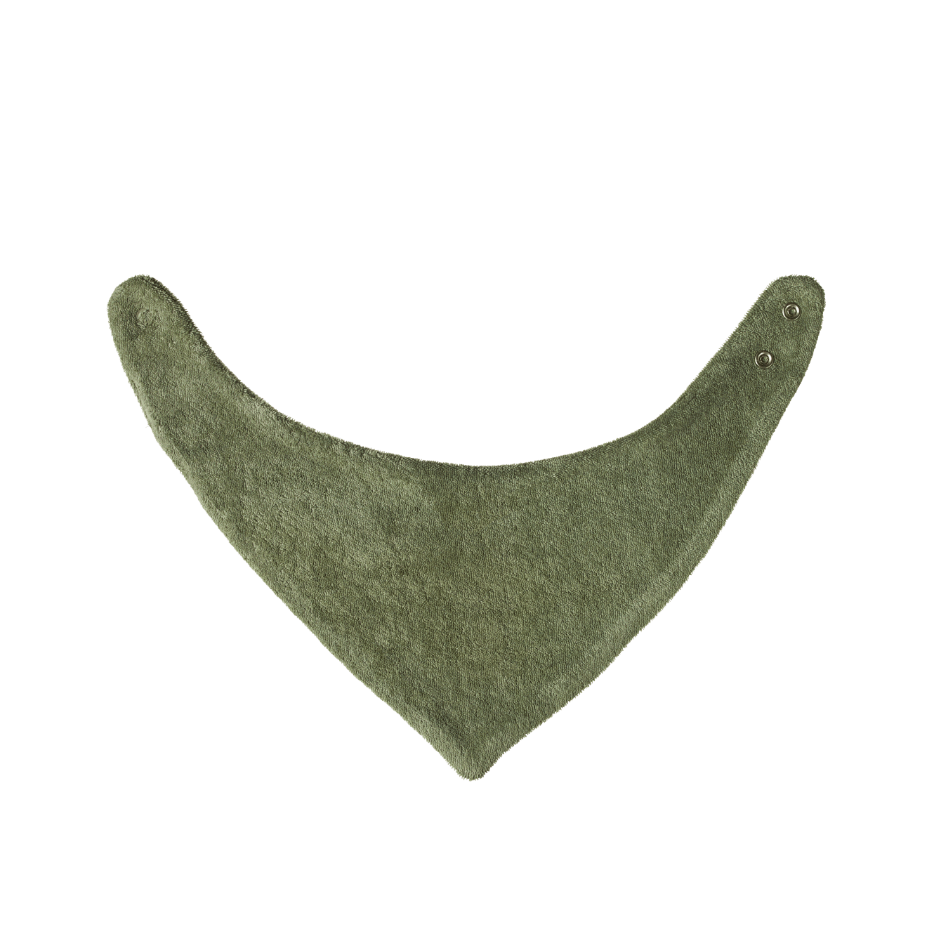Nature Baby Triangle Bib Terry - Nettle
