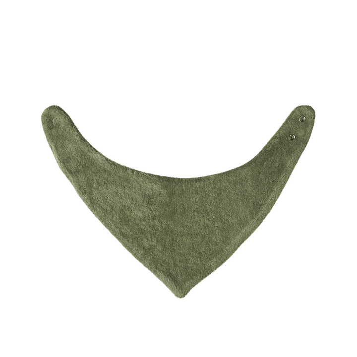 Nature Baby Triangle Bib Terry - Nettle