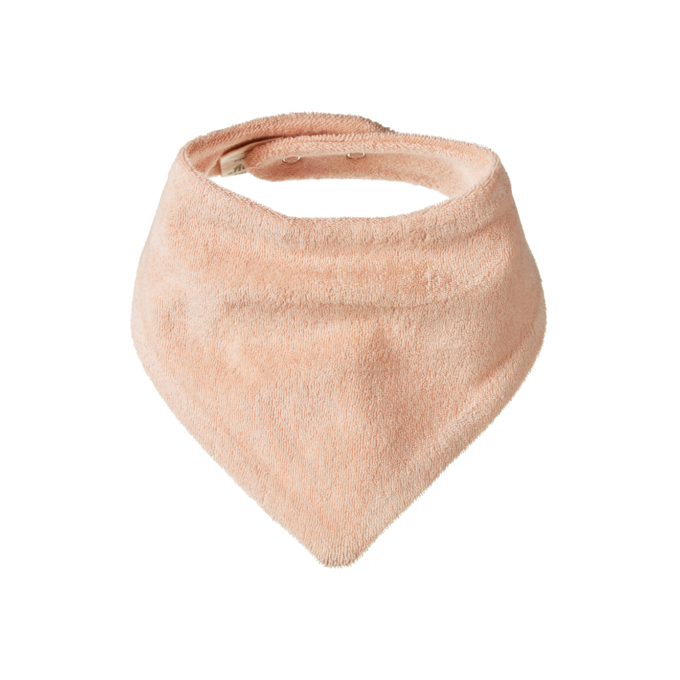 Nature Baby Triangle Bib Terry - Rose Dust