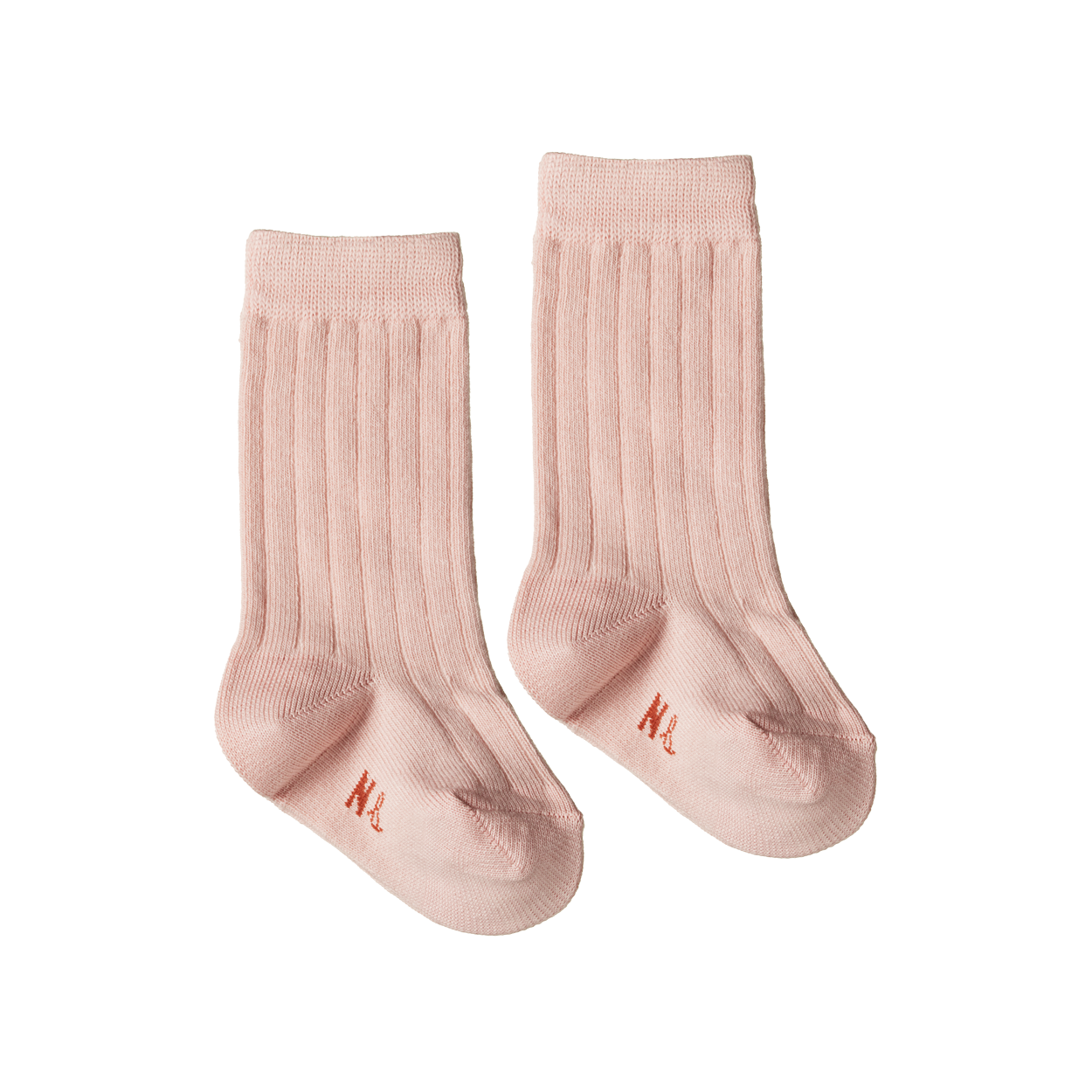 Nature Baby Organic Cotton Rib Socks - Rose Bud