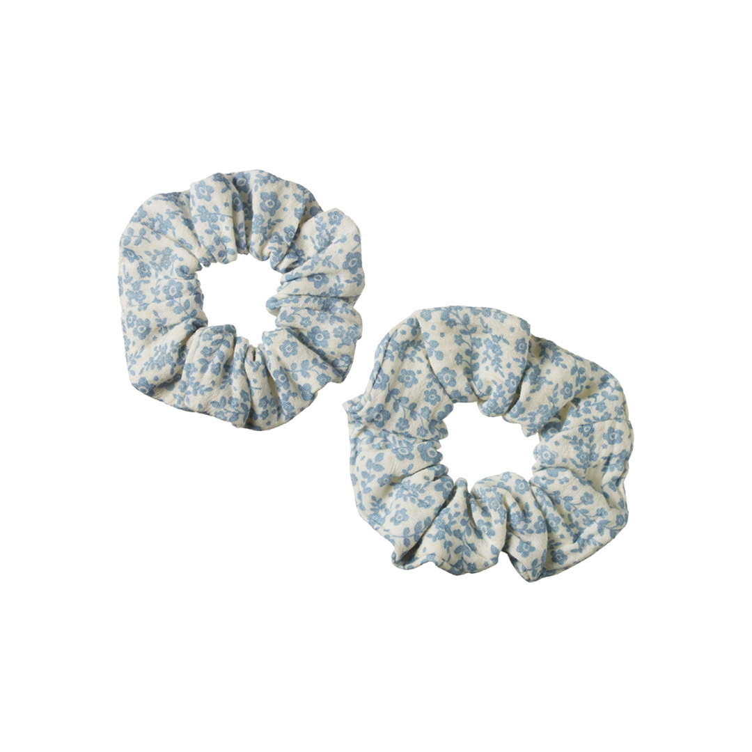 Nature Baby Scrunchies - Daisy Belle Blue Print