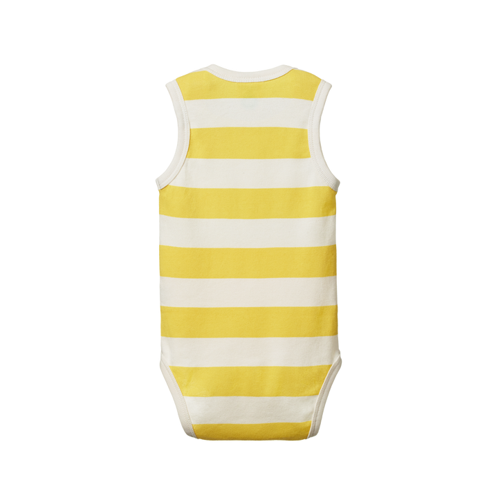 Nature Baby Singlet Bodysuit - Bold Sunny Stripe