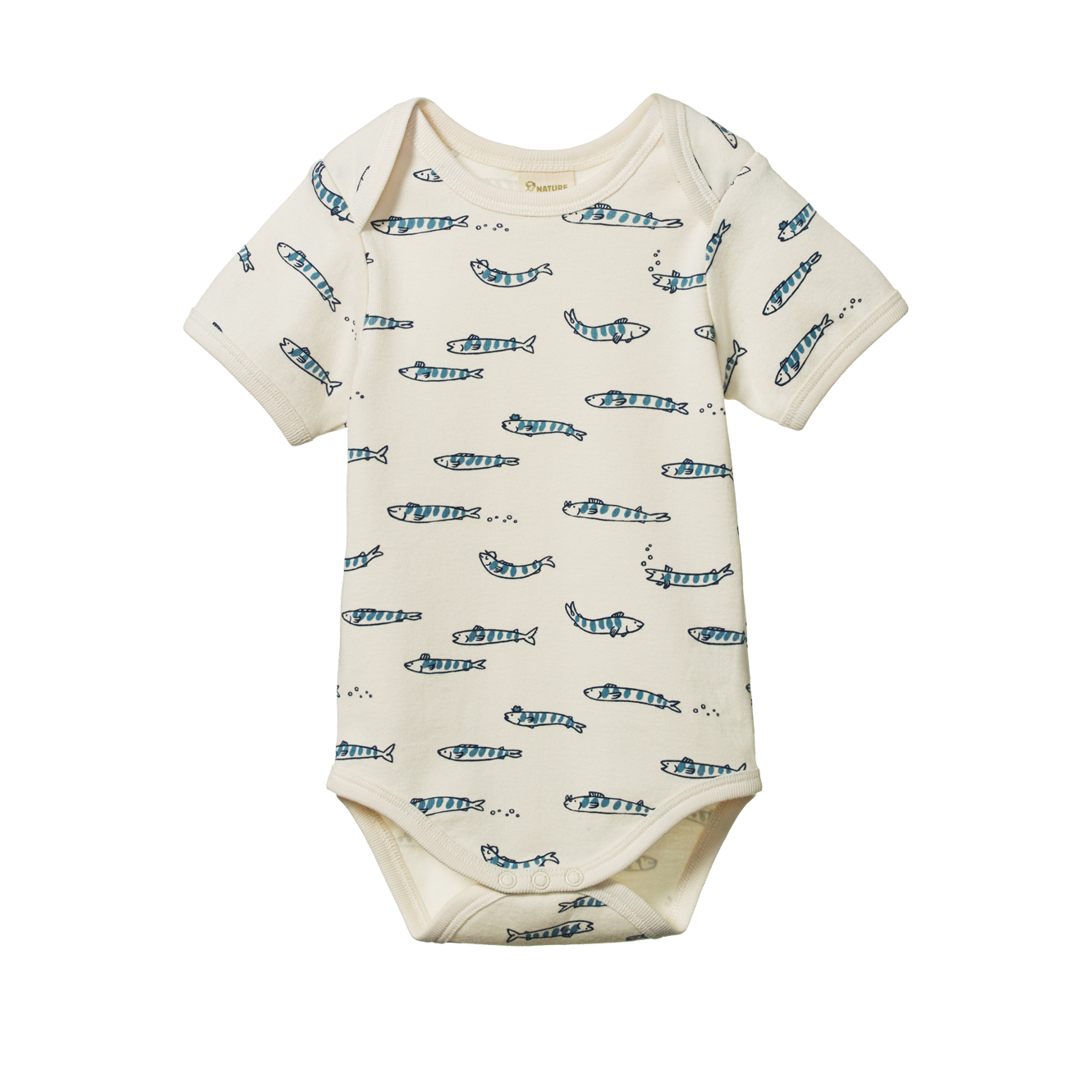 Nature Baby Short Sleeve Bodysuit - South Seas Print